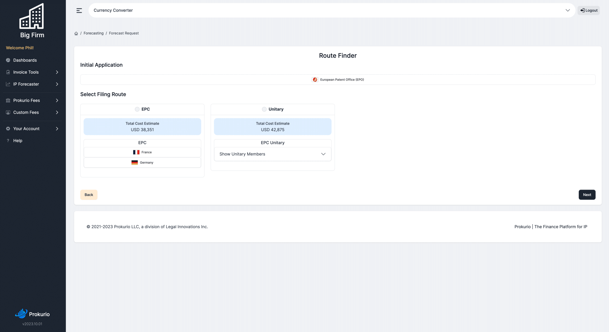 Improved Route Finder Organization